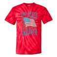 She Loves Jesus And America Too Fourth Of July Women Tie-Dye T-shirts RedTie-Dye