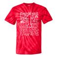 Typography 1St Grade Team Student Teacher Tie-Dye T-shirts RedTie-Dye