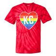 Vintage Rainbow Heart Kc Tie-Dye T-shirts RedTie-Dye