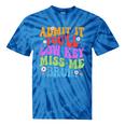 Admit It You'll Low Key Miss Me Bruh Bruh Teacher Tie-Dye T-shirts Blue Tie-Dye