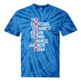 Asian American Pride Stop Asian Hate Distressed Tie-Dye T-shirts Blue Tie-Dye