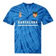 Barcelona SportSoccer Jersey Flag Football Tie-Dye T-shirts Blue Tie-Dye