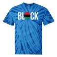 Black Pride Afro Pride Pan African Flag Melanin Black Woman Tie-Dye T-shirts Blue Tie-Dye