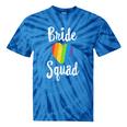 Bride Squad Lgbt Wedding Bachelorette Lesbian Pride Women Tie-Dye T-shirts Blue Tie-Dye