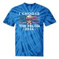 I Choose The Felon 2024 Republican Patriot Women Tie-Dye T-shirts Blue Tie-Dye