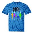 Chris Name For Chris Personalized For Women Tie-Dye T-shirts Blue Tie-Dye