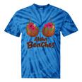 Coconut Bra Flower Boobs Hawaii Aloha Beaches Tie-Dye T-shirts Blue Tie-Dye