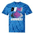 Demi Goddess Proud Demisexual Woman Demisexuality Pride Tie-Dye T-shirts Blue Tie-Dye