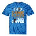 Djembe Drumming African Drum Needs Coffee Djembe Player Tie-Dye T-shirts Blue Tie-Dye