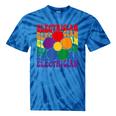 Electrician Rainbow Lgbtq Gay Pride Lesbian Retro Groovy Tie-Dye T-shirts Blue Tie-Dye