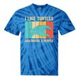 Turtle Sea Turtle Lover Boys Girls Tie-Dye T-shirts Blue Tie-Dye