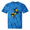 Gay Rainbow Lips Kissing Lgbt Flag Pride Month Women Tie-Dye T-shirts Blue Tie-Dye