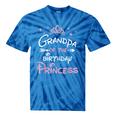 Grandpa Of The Birthday Princess Toddler Kid Girl Family Tie-Dye T-shirts Blue Tie-Dye