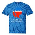 Groovy Taylor For President 2024 Tie-Dye T-shirts Blue Tie-Dye