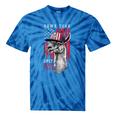 Hawk Tush Spit On That Thing Llama July 4Th Tie-Dye T-shirts Blue Tie-Dye
