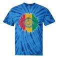 Junenth Sunflower African American Junenth Tie-Dye T-shirts Blue Tie-Dye