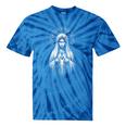 Our Lady Of Fatima Mother Mary Saint Mary Powerful Symbol Tie-Dye T-shirts Blue Tie-Dye