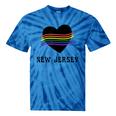 New Jersey Rainbow Lgbt Lgbtq Gay Pride Groovy Vintage Tie-Dye T-shirts Blue Tie-Dye