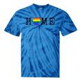 Ohio Rainbow Pride Home State Map Tie-Dye T-shirts Blue Tie-Dye