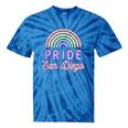 Pride Rainbow San Diego Lgbt Gay Lesbian Trans Tie-Dye T-shirts Blue Tie-Dye