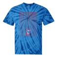 Rainbow Cute Unicorn Graffiti Tie-Dye T-shirts Blue Tie-Dye