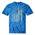 Rainbow Gay Pride American Flag Lgbt Gay Transgender Pride Tie-Dye T-shirts Blue Tie-Dye