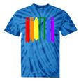 Seattle Washington Lgbtq Gay Pride Rainbow Skyline Tie-Dye T-shirts Blue Tie-Dye