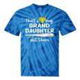 That's My Granddaughter Out There Grandpa Grandma Softball Tie-Dye T-shirts Blue Tie-Dye