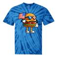 Fourth Of July Burger Hamburger 4Th Of July Boys Tie-Dye T-shirts Turquoise Tie-Dye