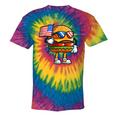 Fourth Of July Burger Hamburger 4Th Of July Boys Tie-Dye T-shirts Coral Tie-Dye