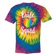 Bride Squad Lgbt Wedding Bachelorette Lesbian Pride Women Tie-Dye T-shirts Rainbox Tie-Dye