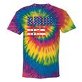 Bruh Usa 4Th Of July Patriotic American Flag Happy Women Tie-Dye T-shirts Rainbox Tie-Dye