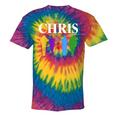 Chris 2024 Chris First Name Personalized For Women Tie-Dye T-shirts Rainbox Tie-Dye