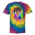 Chris Name For Chris Personalized For Women Tie-Dye T-shirts Rainbox Tie-Dye