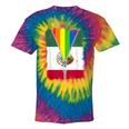 Lgbt Mexico Flag Zip Rainbow Mexican Gay Pride Tie-Dye T-shirts Rainbox Tie-Dye