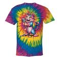 I Go Meow Colorful Singing Cat Tie-Dye T-shirts Rainbox Tie-Dye