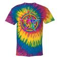 Goth Lgbtq Gay Pride Satanic Rainbow Pentagram Tie-Dye T-shirts Rainbox Tie-Dye