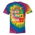 Junenth Equality Is Greater Than Division Afro Women Tie-Dye T-shirts Rainbox Tie-Dye