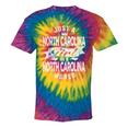 Just A North Carolina Girl In A North Carolina World Tie-Dye T-shirts Rainbox Tie-Dye