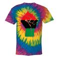 Pan African Unia Flag Fist Black History Black Liberation Tie-Dye T-shirts Rainbox Tie-Dye