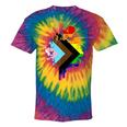 Progress Pride Rainbow Flag For Inclusivity Tie-Dye T-shirts Rainbox Tie-Dye