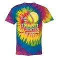 That's My Granddaughter Out There Softball Grandma Grandpa Tie-Dye T-shirts Rainbox Tie-Dye