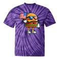 Fourth Of July Burger Hamburger 4Th Of July Boys Tie-Dye T-shirts Black Tie-Dye
