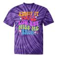 Admit It You'll Low Key Miss Me Bruh Bruh Teacher Tie-Dye T-shirts Purple Tie-Dye