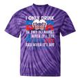 Beer American Flag 4Th Of July Merica Drinking Usa Tie-Dye T-shirts Purple Tie-Dye