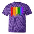 Birmingham Alabama Lgbtq Gay Pride Rainbow Skyline Tie-Dye T-shirts Purple Tie-Dye