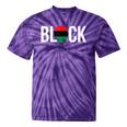 Black Pride Afro Pride Pan African Flag Melanin Black Woman Tie-Dye T-shirts Purple Tie-Dye
