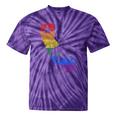 California Lgbtq Gay Lesbian Pride Rainbow Flag Tie-Dye T-shirts Purple Tie-Dye