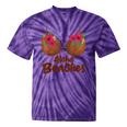 Coconut Bra Flower Boobs Hawaii Aloha Beaches Tie-Dye T-shirts Purple Tie-Dye