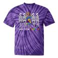 Dare To Be Yourself Rainbow Skeleton Lgbt Pride Month Tie-Dye T-shirts Purple Tie-Dye